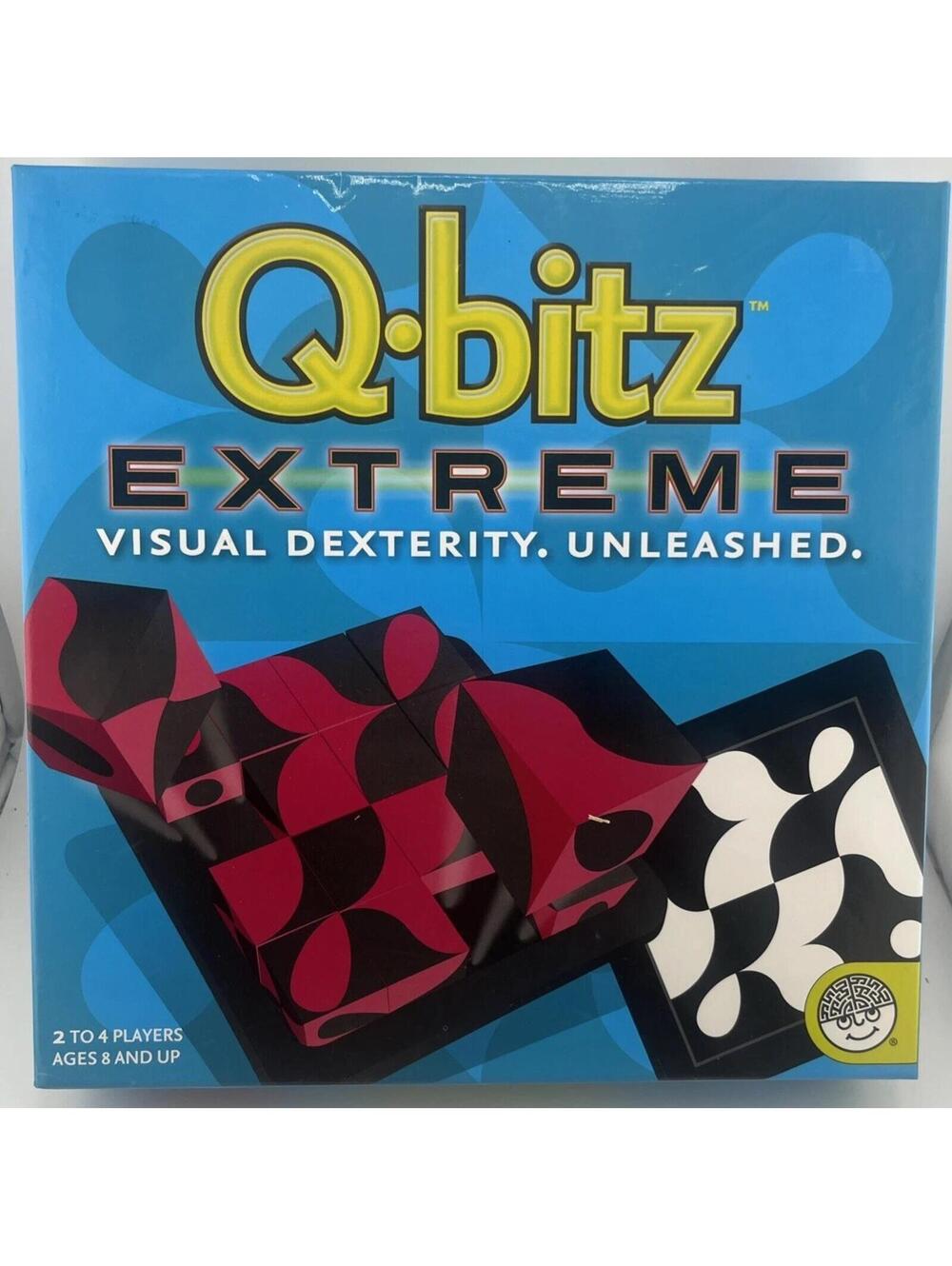 MindWare QBitz Extreme Board Game Visual Dexterity Cubes 3/4 Complete QE0302